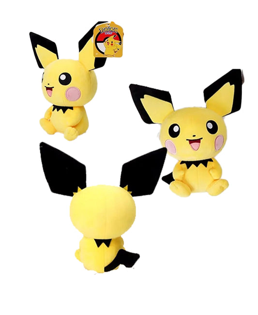 Authentic Pichu Plush 20cm - High-Quality Cotton | Collector's Choice for Kids & Millennials