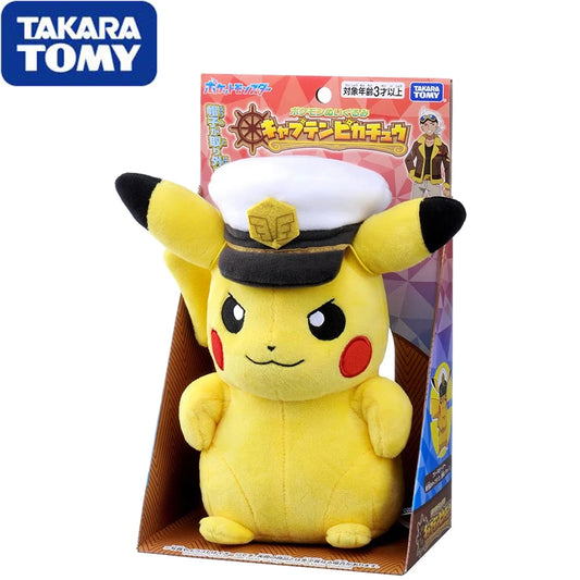 Peluche Captain Pikachu original Takara Tomy